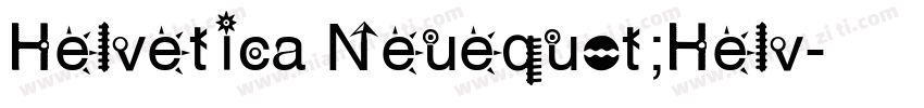Helvetica Neuequot;Helv字体转换